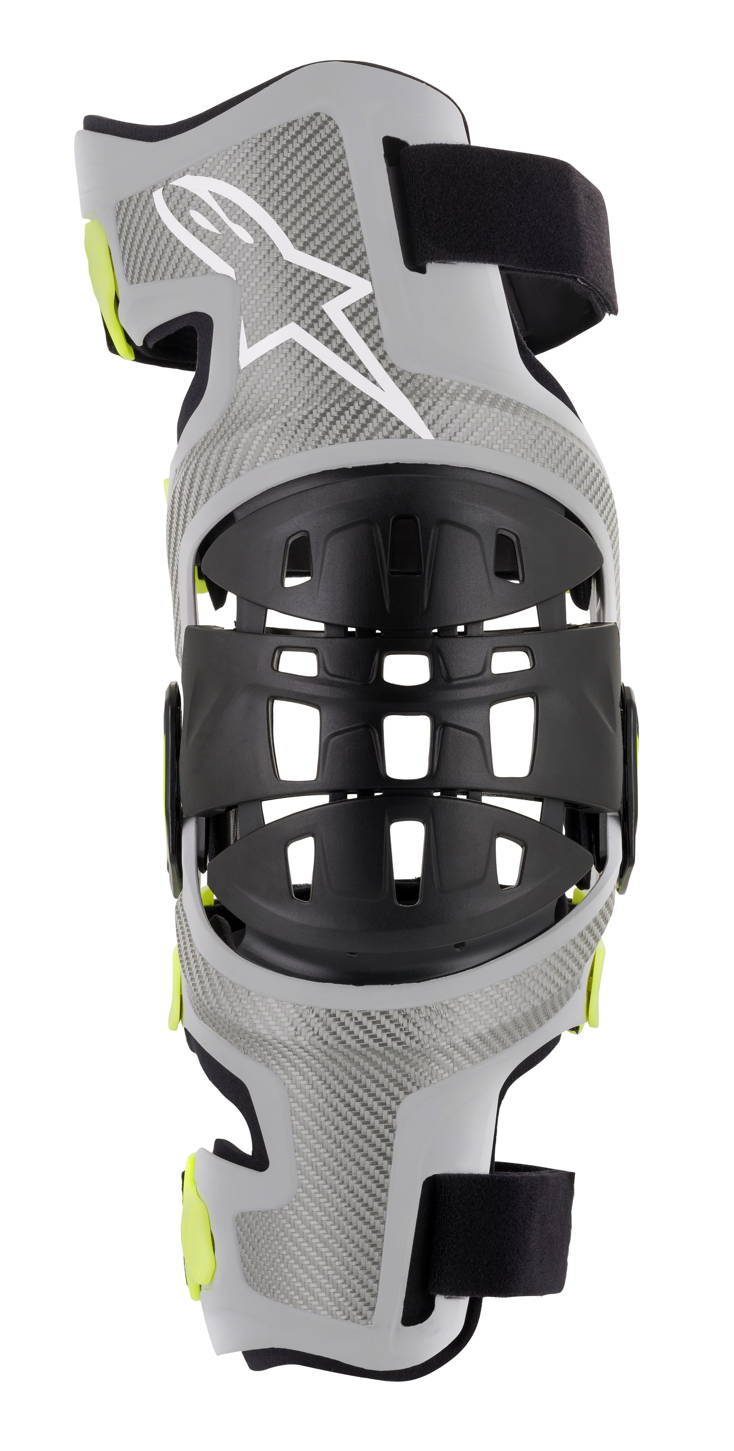 Bionic 7 Knee Set Silver/Yellow Lg