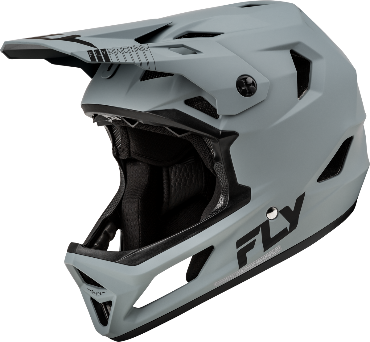 Youth Rayce Bicycle Helmet Matte Grey Ys