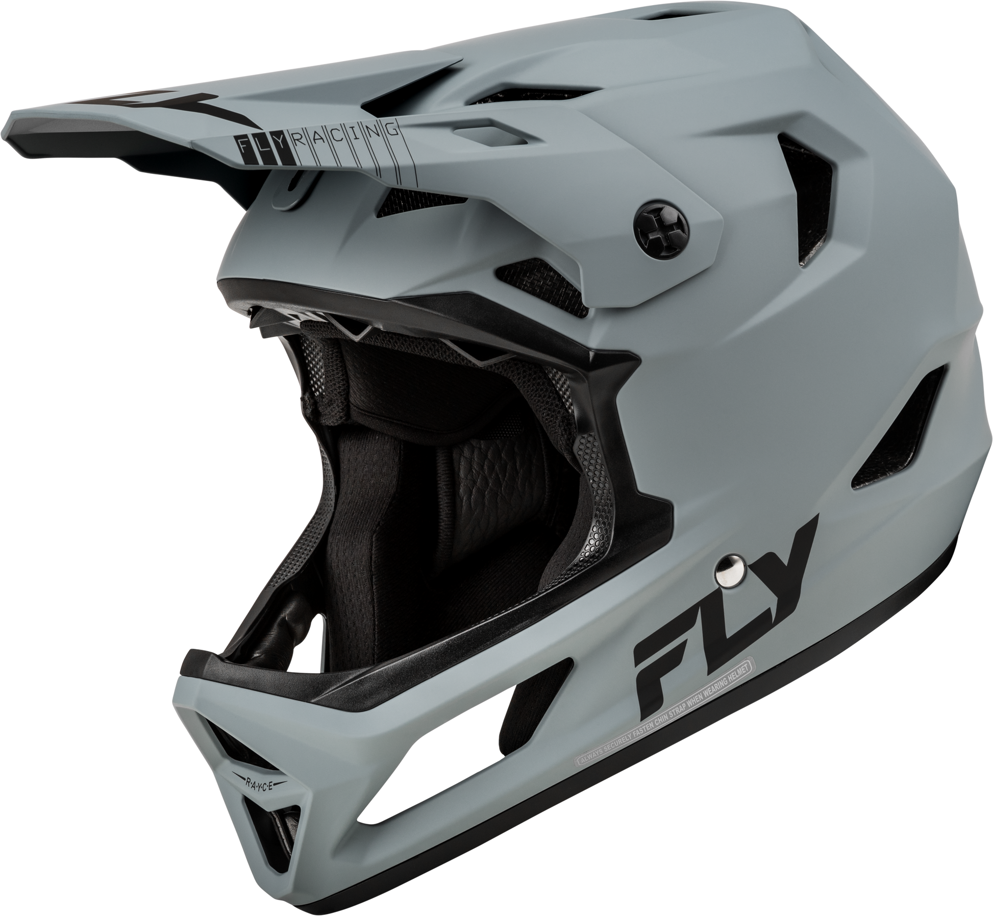 Youth Rayce Bicycle Helmet Matte Grey Ys