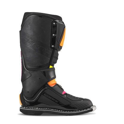 Sg12 Le Boots Black/Orange/Pink Sz 12