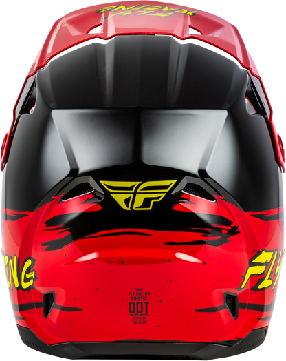 Youth Kinetic Surge Helmet Black/Red/Yellow Ys