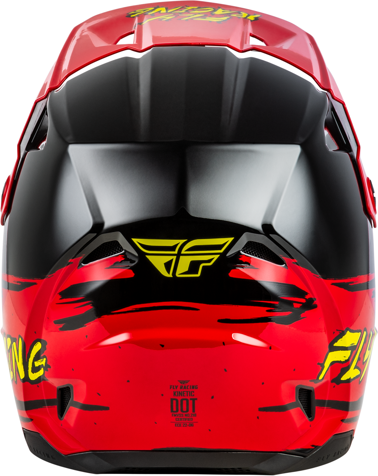 Youth Kinetic Surge Helmet Black/Red/Yellow Ym