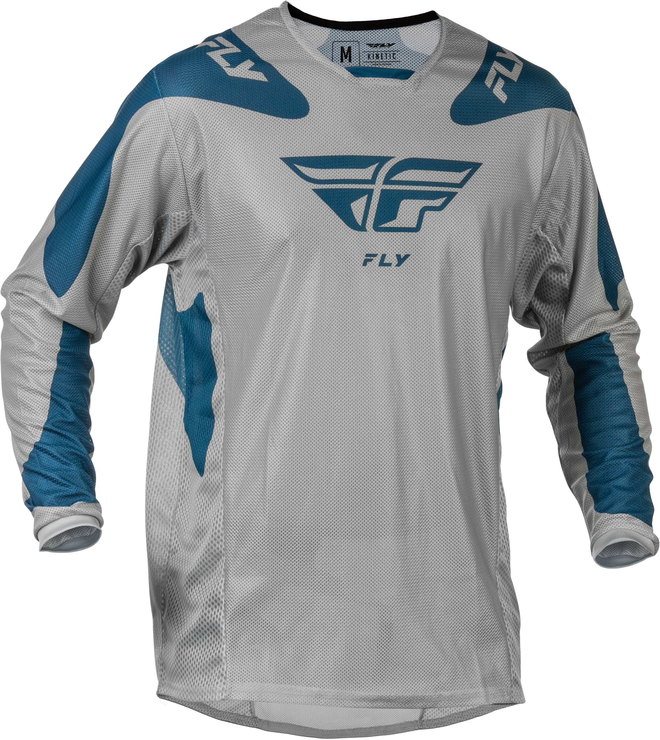 Kinetic Mesh Sym Jersey Grey/Blue Sm