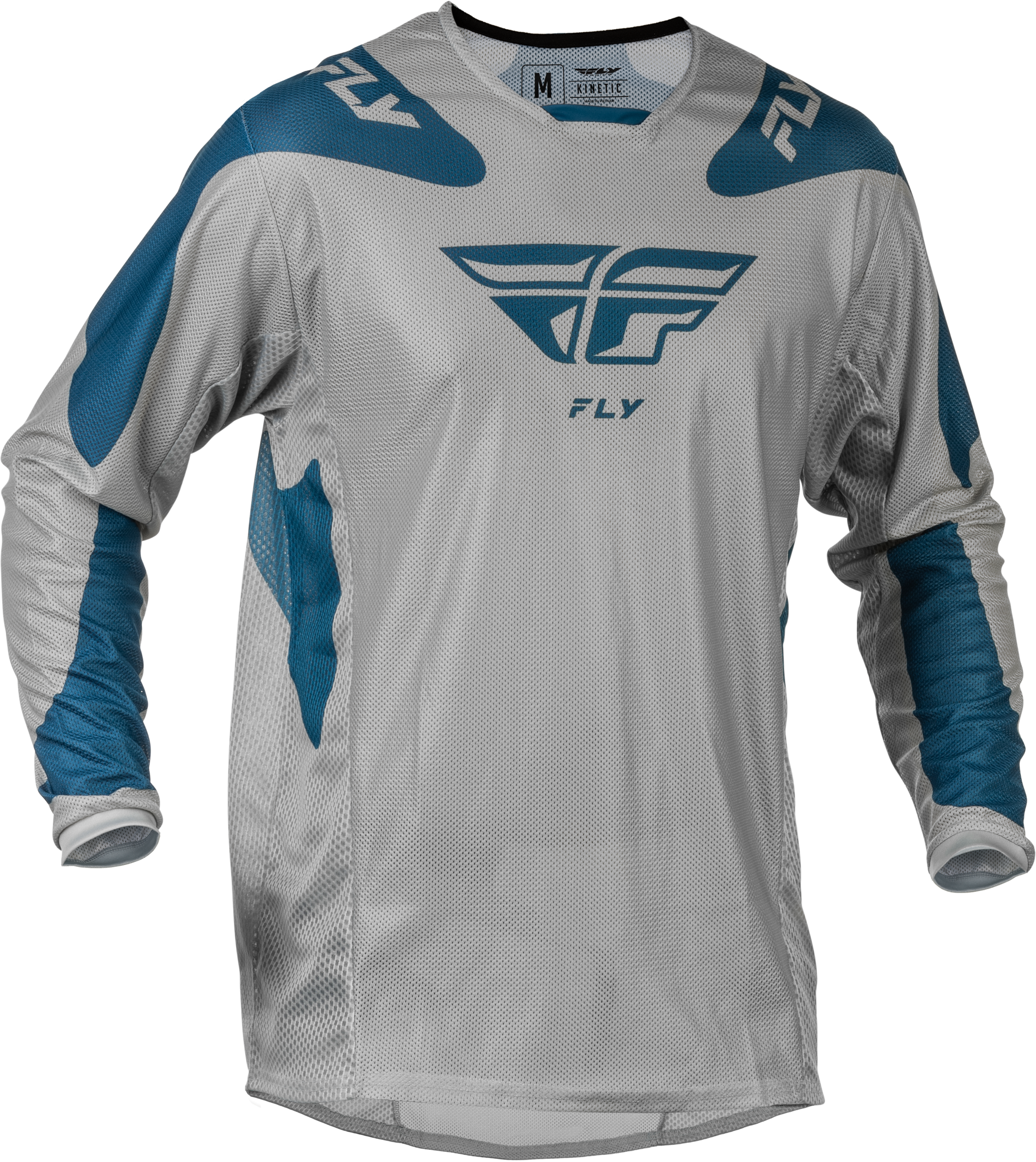 Kinetic Mesh Sym Jersey Grey/Blue Lg