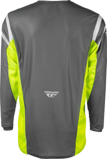 Kinetic Mesh Center Jersey Grey/White/Hi Vis Xl