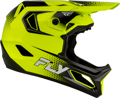 Yth Rayce Sonar Bicycle Hlmt Hi Vis/Black/White Ym