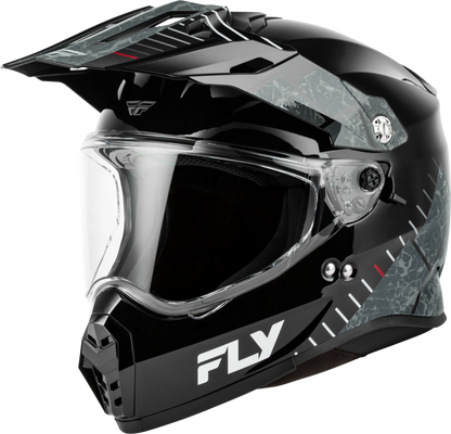 Fly Trekker Granite Helmet Black/Grey Sm