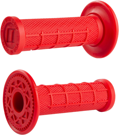 Mini Mx Half Waffle Grips Red