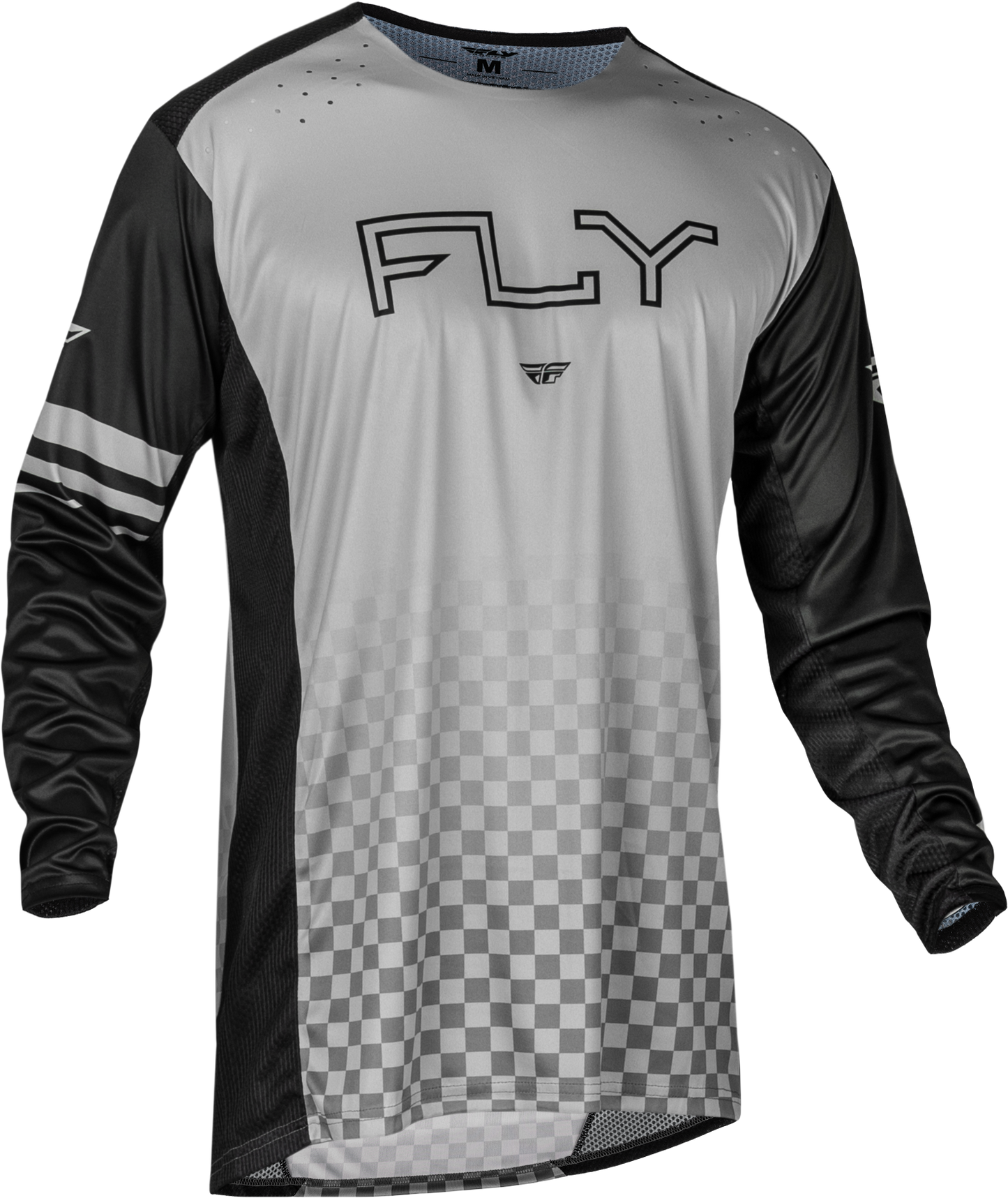 Youth Rayce Bicycle Jersey Black/Grey Ys