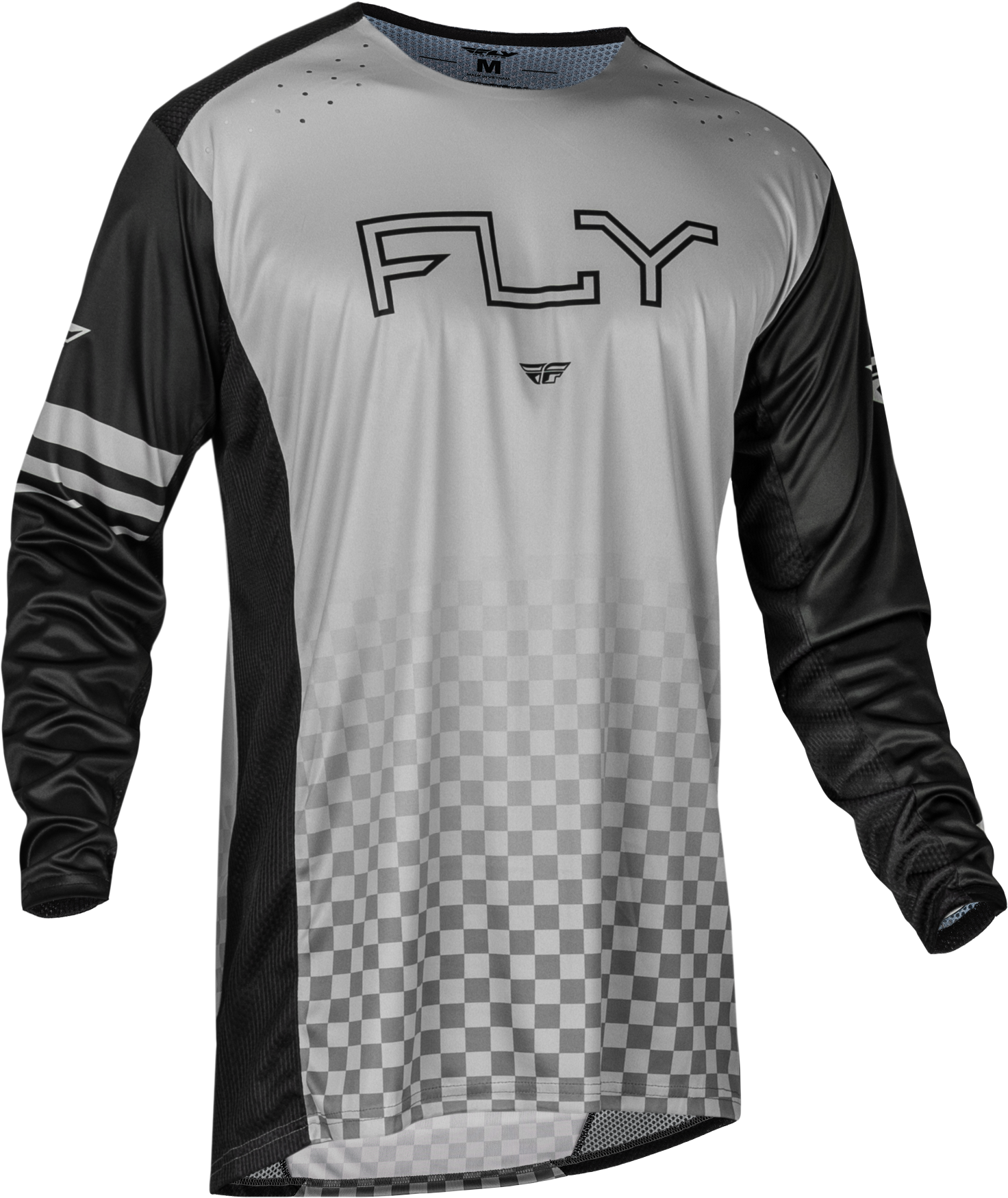 Youth Rayce Bicycle Jersey Black/Grey Ym