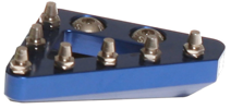 Solid Rear Brake Tip Blue