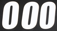 Number 0 White 6" 3/Pk