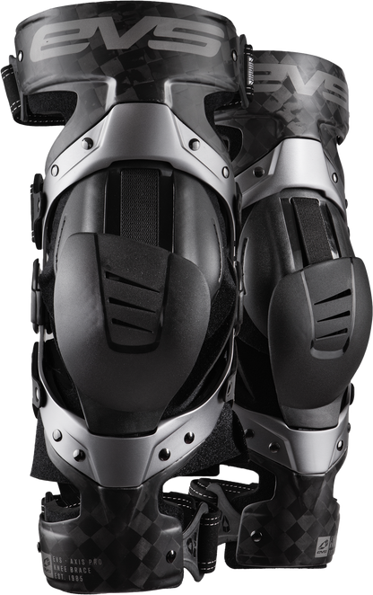Axis Pro Knee Brace Pair Black/Grey Sm