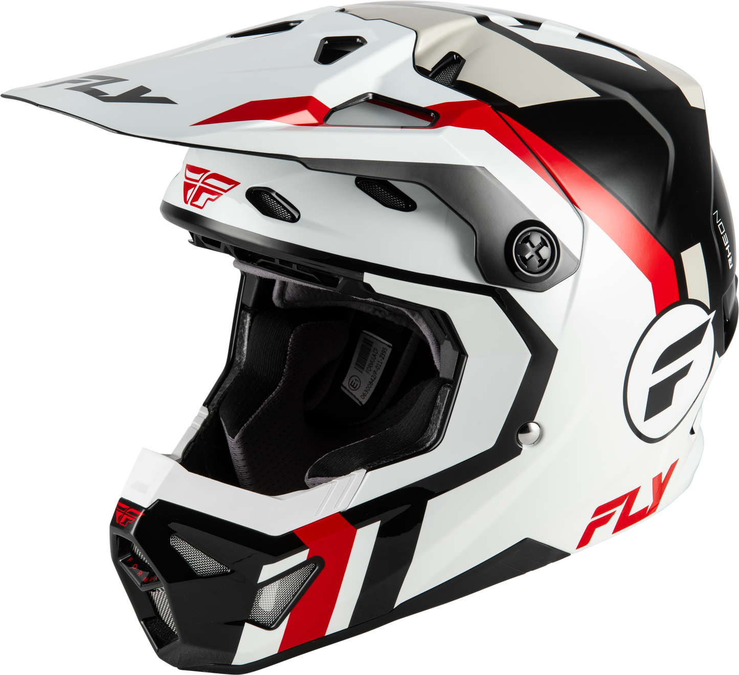 Formula Cp Seal Helmet White/Black/Red Lg