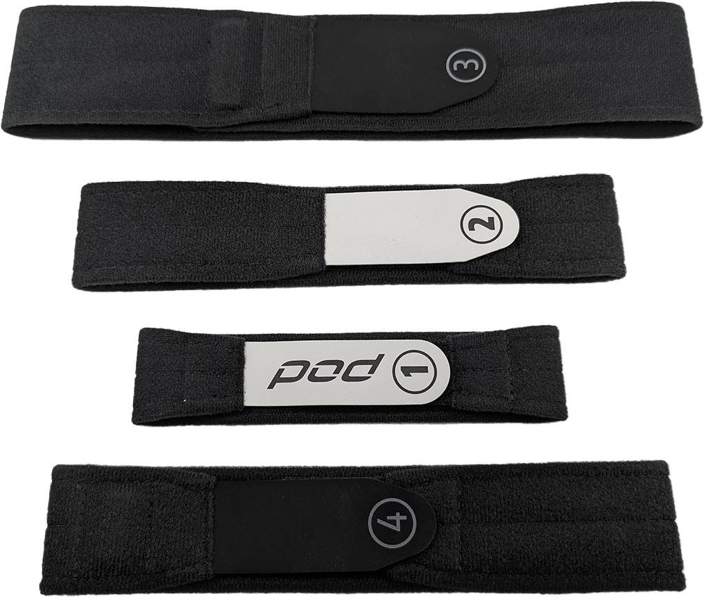 Kx 3.0 Strap Set Black Md/Lg