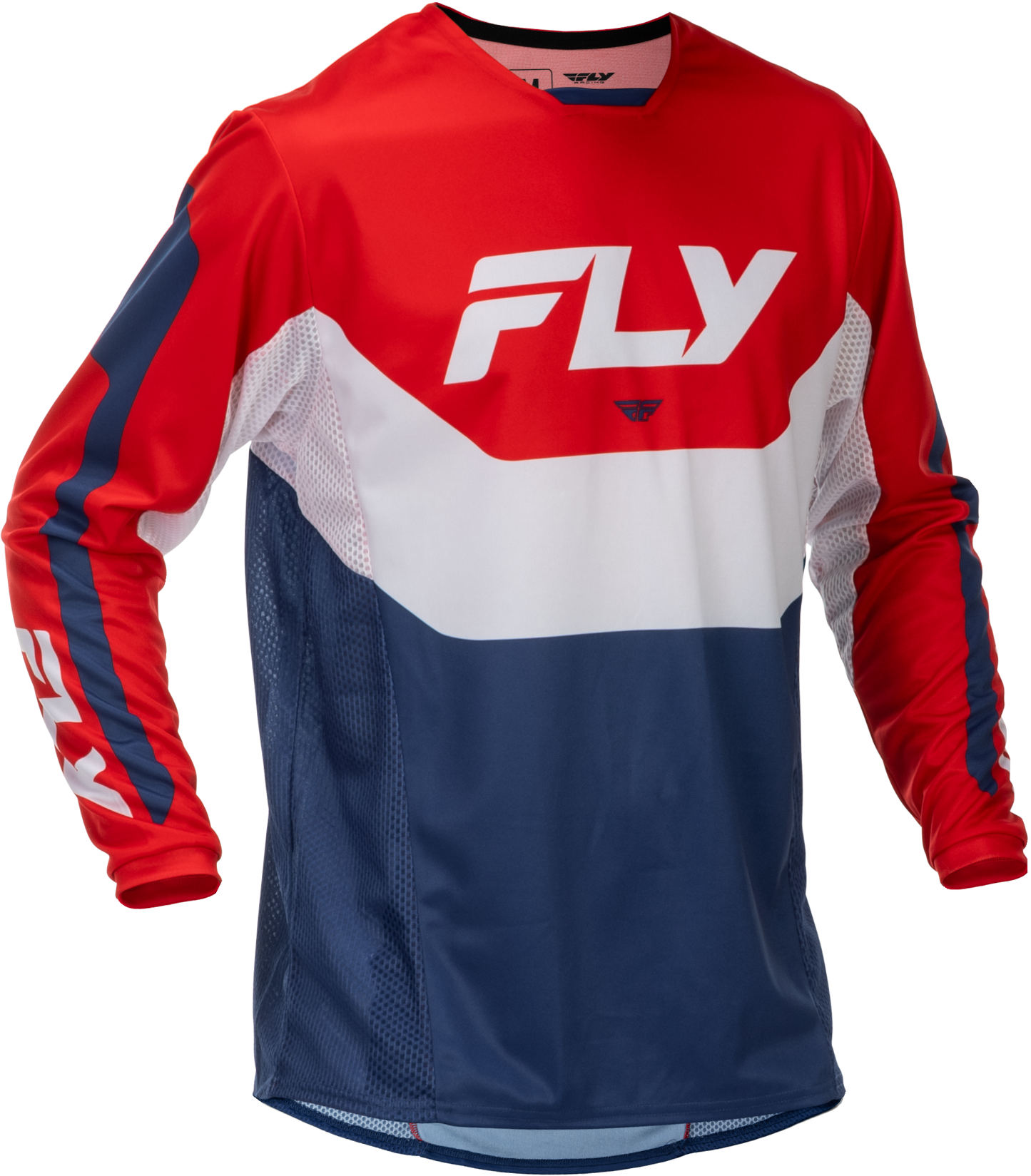 Kinetic Jersey Red/White/Blue Lg