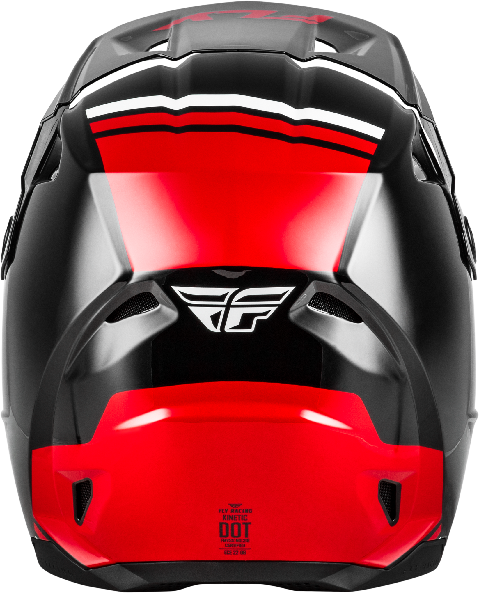 Kinetic Verdict Helmet Black/Red/White Lg