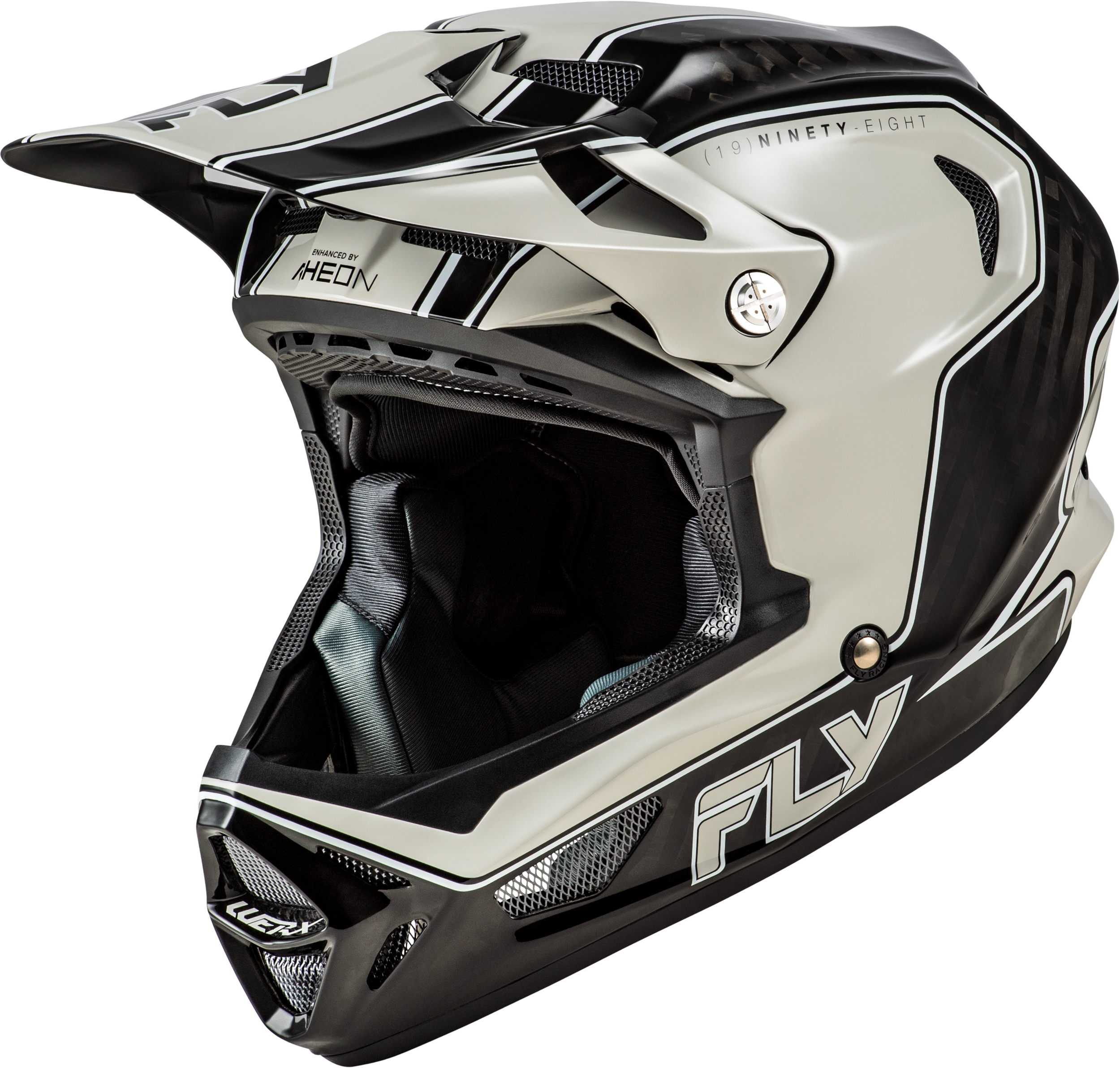 Yth Werx R Flow Carbon Hlmt Black Carbon/Grey Yl