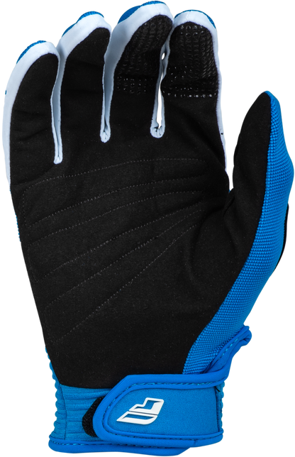 Youth F 16 Gloves True Blue/White Yxs