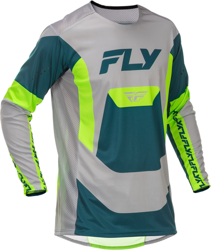Lite Jersey Grey/Lime/Teal Sm