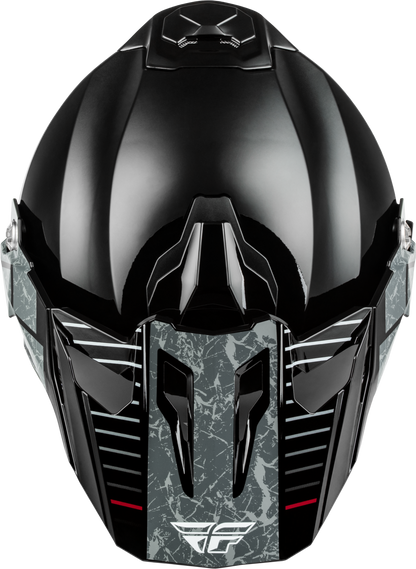 Fly Trekker Granite Helmet Black/Grey Sm