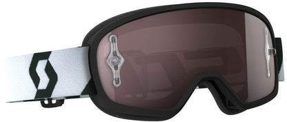Buzz Pro Goggle Black/White W/Silver Chrome Lens