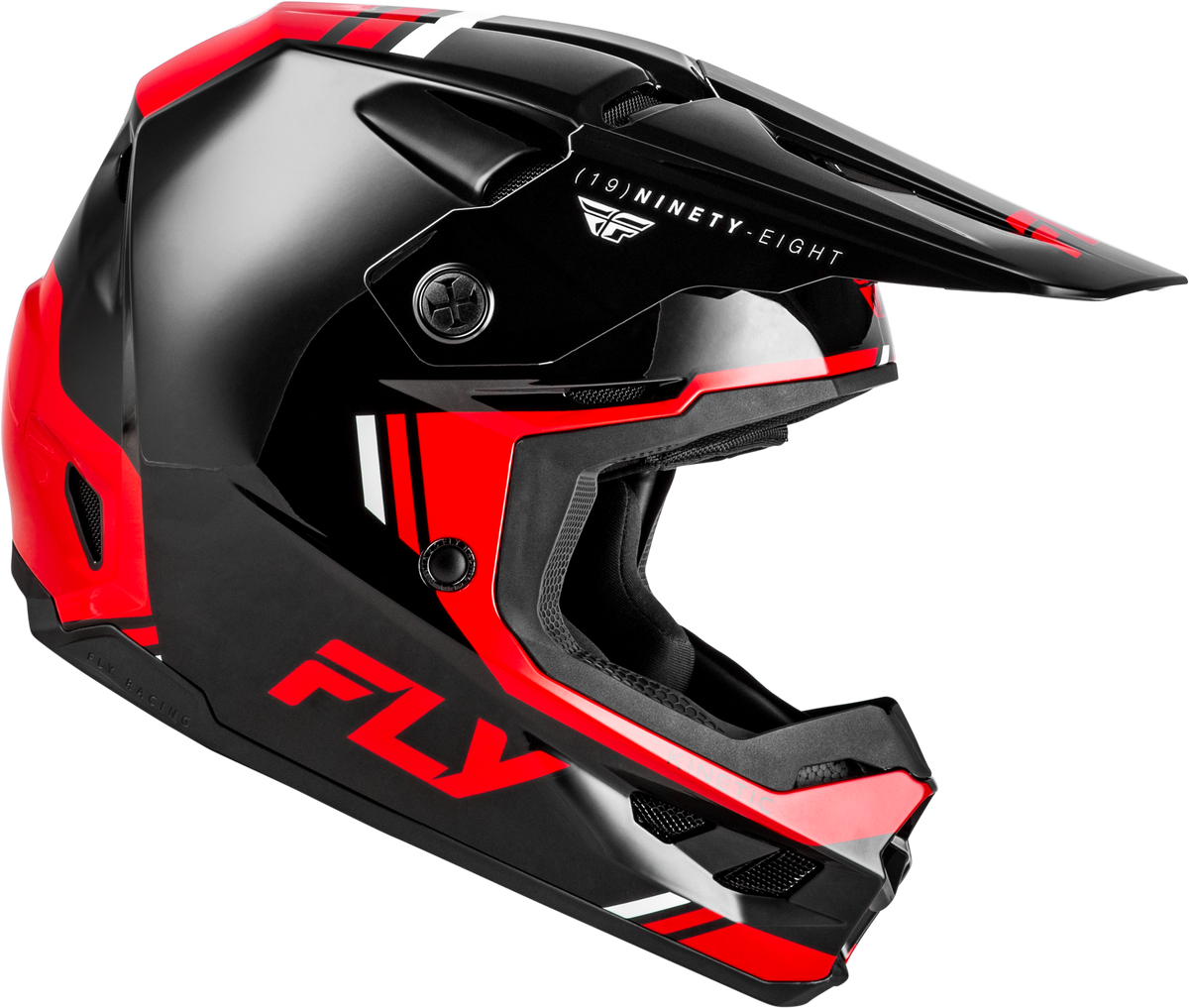 Kinetic Verdict Helmet Black/Red/White Md