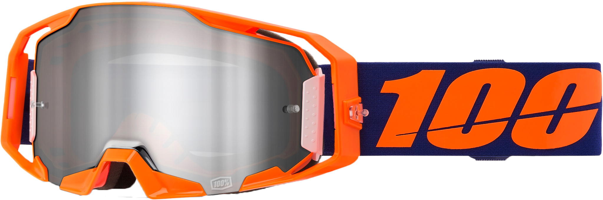 Armatic Goggle Neon Org Mirror Silvr Flash