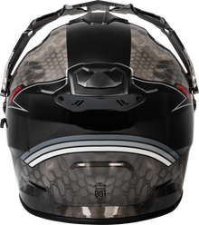 Trekker Cw Conceal Helmet Dual Shld Black/Grey/White Lg