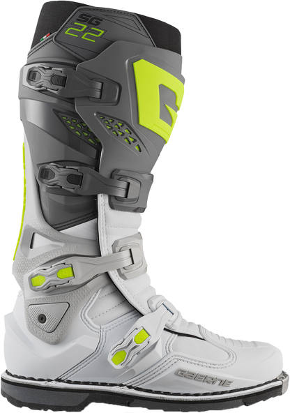 Gaerne SG-22 Boots - Anthracite/White/Grey