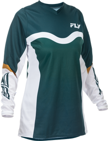 Women's F 16 Jersey Teal/White/Gold Xl