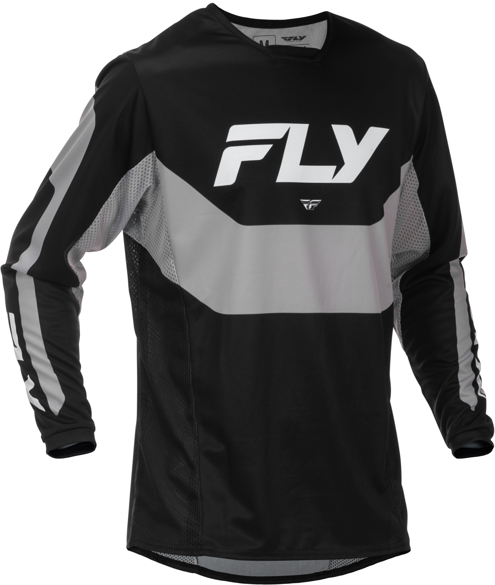 Kinetic Jersey Black/Grey Lg