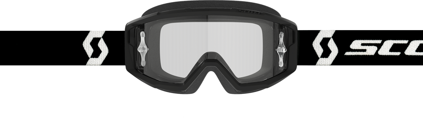 Primal Goggle Black/White Clear Works