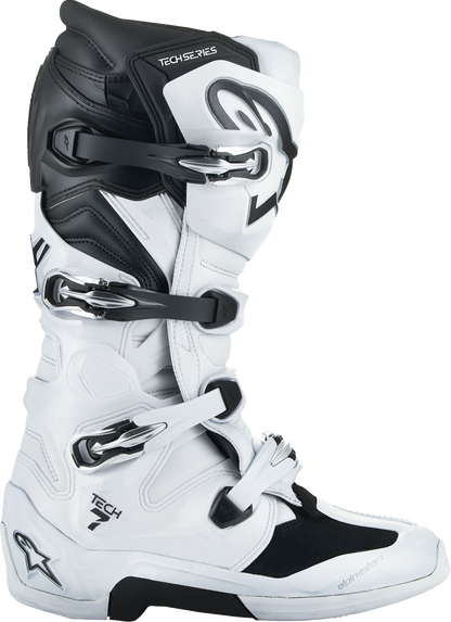 ALPINESTARS Tech 7 Boots - White/Black - US 10 / EU 44.5 2012025-21-10