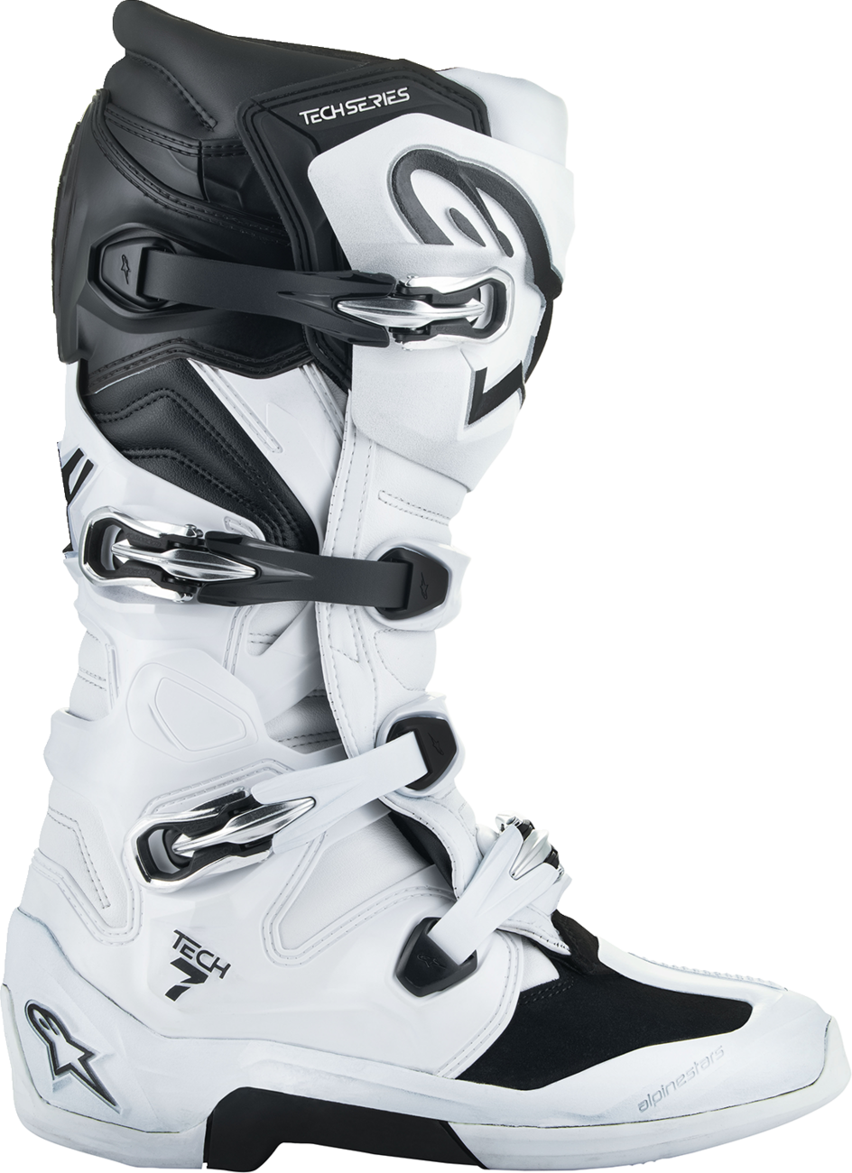 ALPINESTARS Tech 7 Boots - White/Black - US 6 / EU 39 2012025-21-6