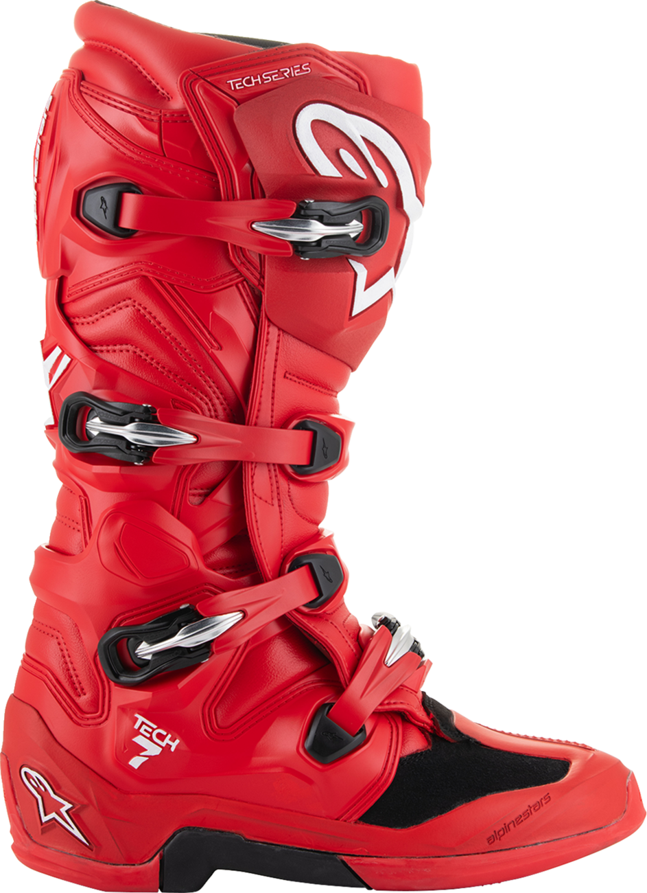 ALPINESTARS Tech 7 Boots - Bright Red - US 10 / EU 44.5 2012025-3010-10