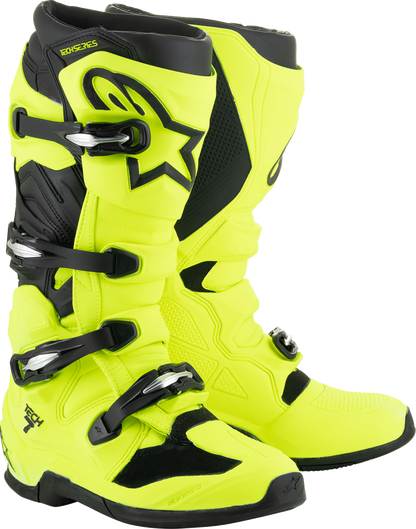 ALPINESTARS Tech 7 Boots - Fluorescent Yellow/Black - US 8 / EU 42 2012025-551-8