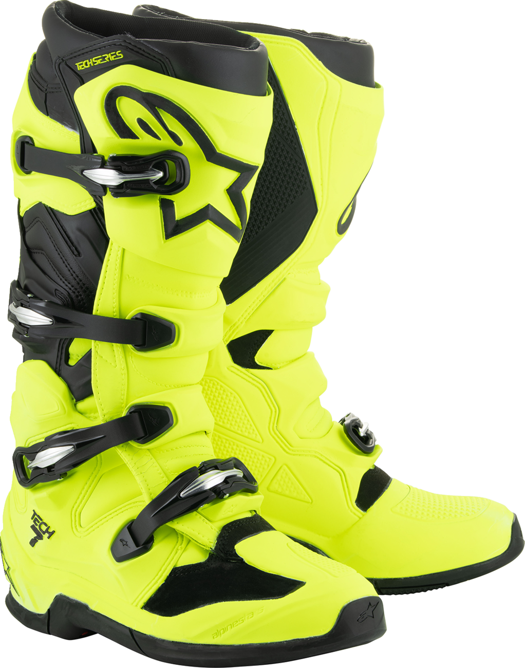ALPINESTARS Tech 7 Boots - Fluorescent Yellow/Black - US 9 / EU 43 2012025-551-9