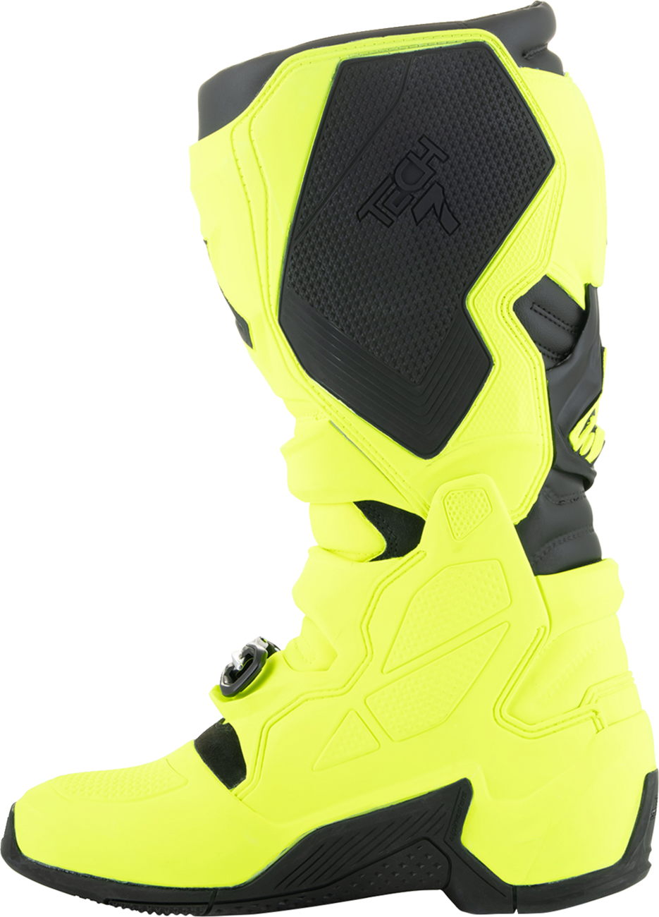 ALPINESTARS Tech 7 Boots - Fluorescent Yellow/Black - US 9 / EU 43 2012025-551-9
