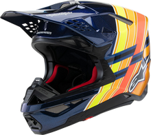 ALPINESTARS Supertech M10 Helmet - TLD Edition 25 - MIPS® - Gloss Dark Blue/Orange/Yellow/Fluo Red - 2XL 8300225-7156-XXL