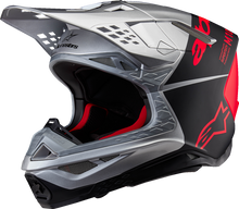 ALPINESTARS Supertech M10 Helmet - Flood - MIPS® - Gloss Silver/Black/Orange Fluo - XS 8301023-1954-XS