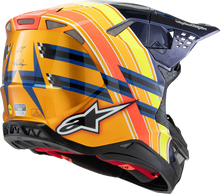 ALPINESTARS Supertech M10 Helmet - TLD Edition 25 - MIPS® - Gloss Dark Blue/Orange/Yellow/Fluo Red - 2XL 8300225-7156-XXL