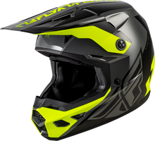 Kinetic Crest Helmet Grey/Black/Hi Vis Xs