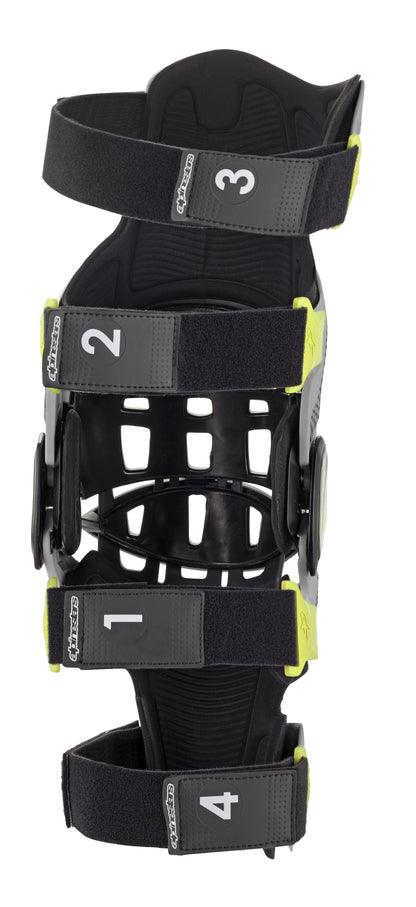 Bionic 7 Knee Set Silver/Yellow Xl