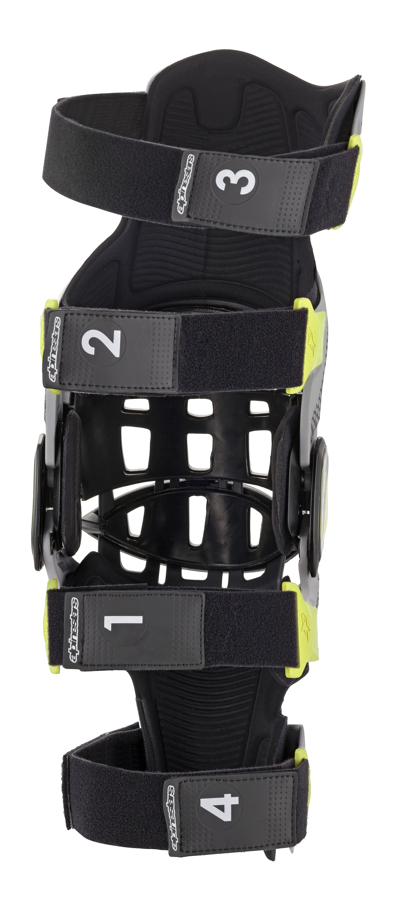 Bionic 7 Knee Set Silver/Yellow Lg