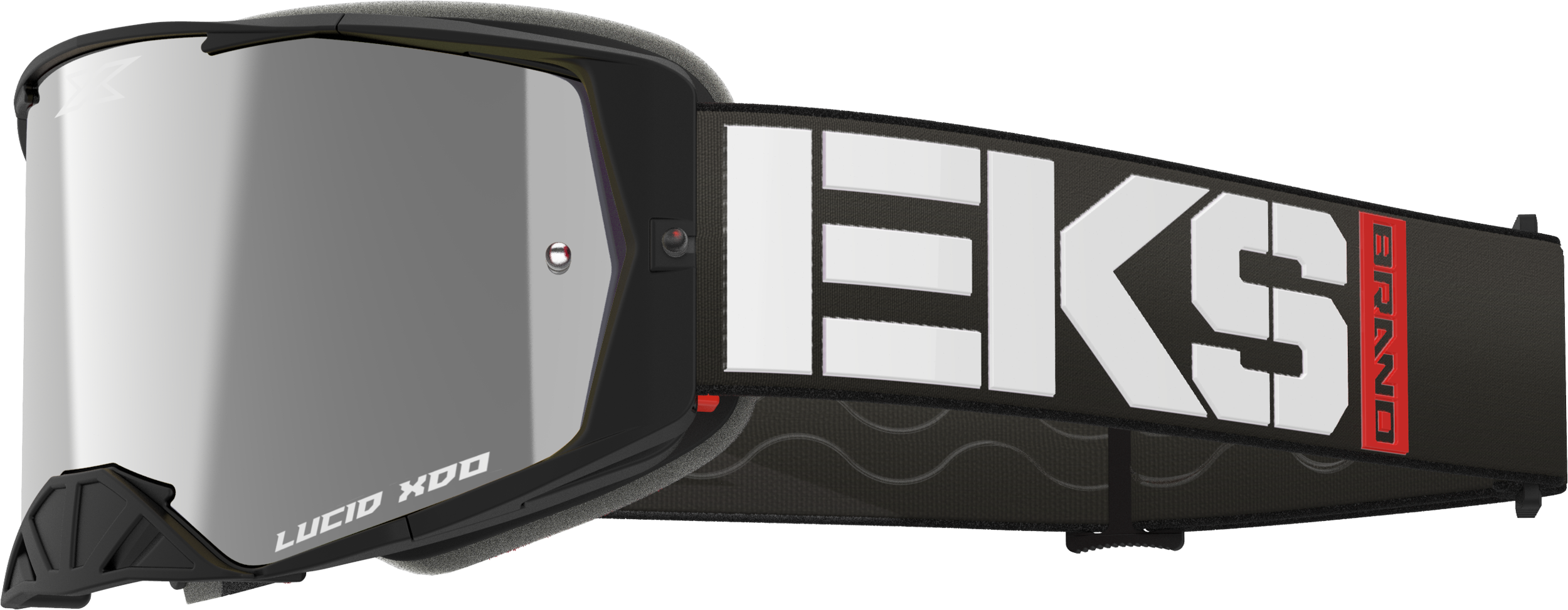 Lucid Caliber Goggle Black Silver Mirror Lens