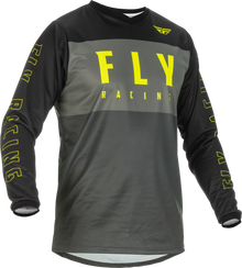 Youth F 16 Jersey Grey/Black/Hi Vis Ym