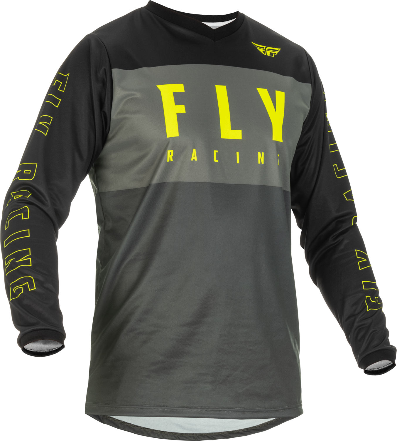 F 16 Jersey Grey/Black/Hi Vis Md