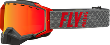 Zone Snow Goggle Grey/Red W/ Red Mirror/Amber Lens
