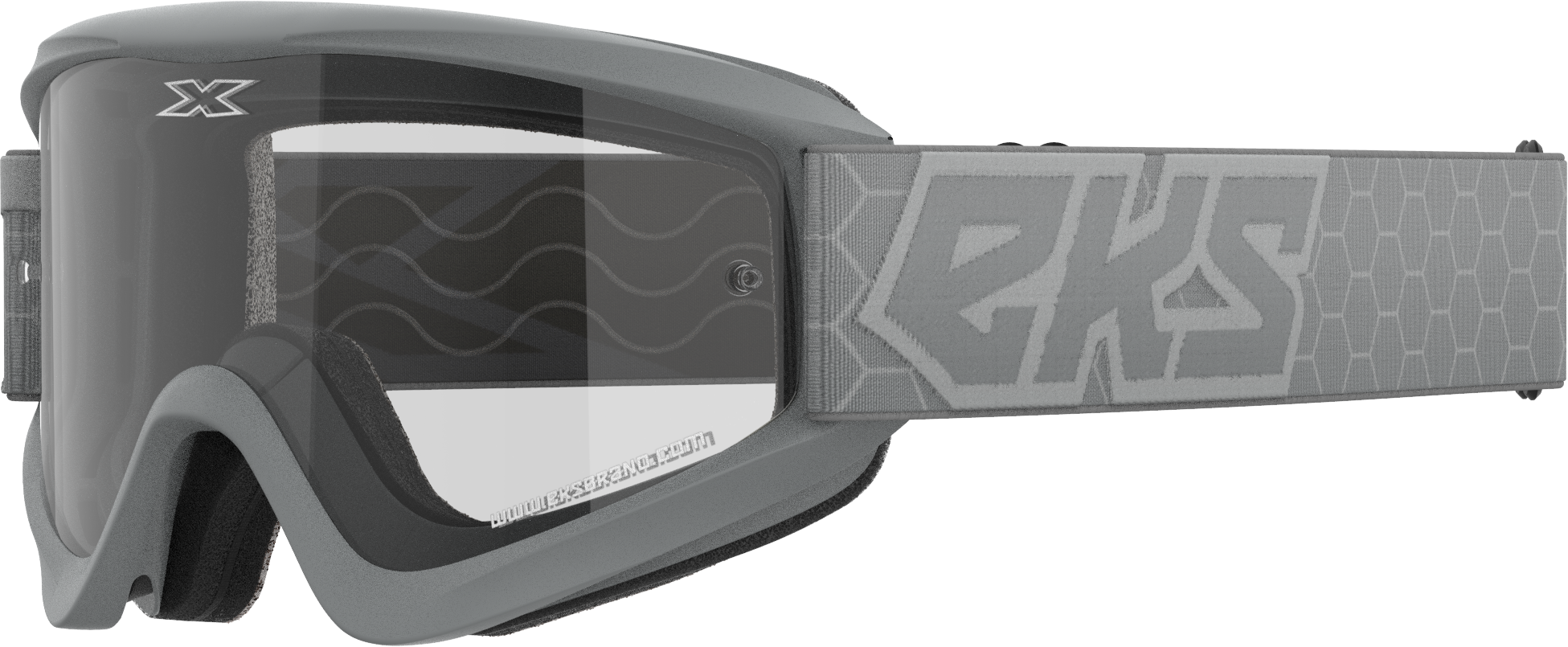 Flat Out Clear Goggle Grey Clear
